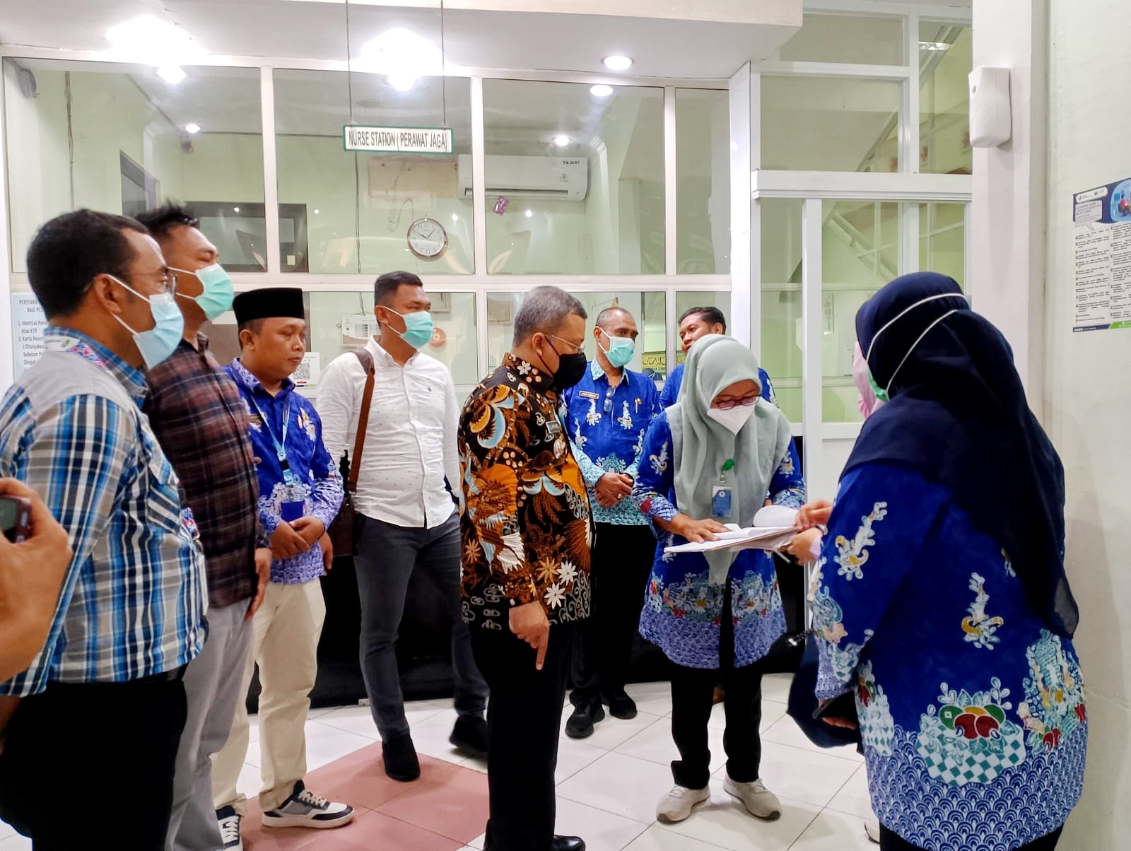 SIDAK DBD: Pj Bupati Sampang Rudi Arifiyanto melakukan sidak ke RSMZ Sampang di Jalan Rajawali, Nomor 10, Kelurahan Karangdalem, Kecamatan Kota Sampang, Jumat (3/5).