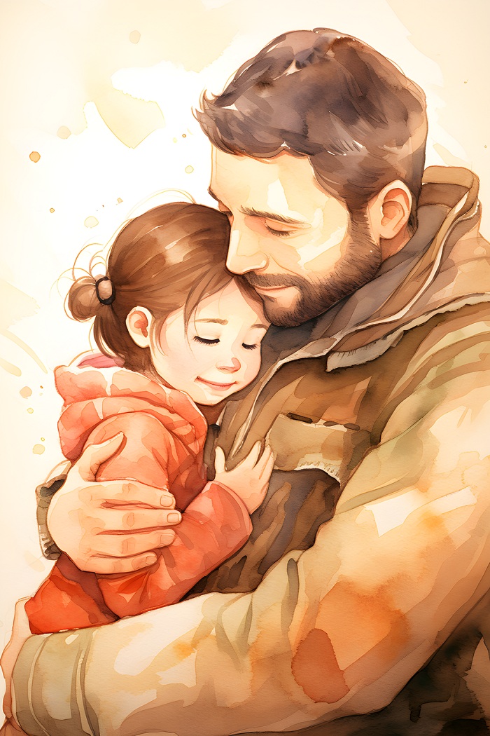 Ilustrasi kasih sayang ayah. (Pixabay)