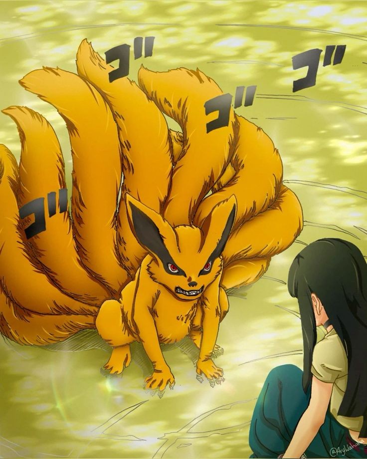Kurama dan Himawari Uzumaki dalam Serial Boruto