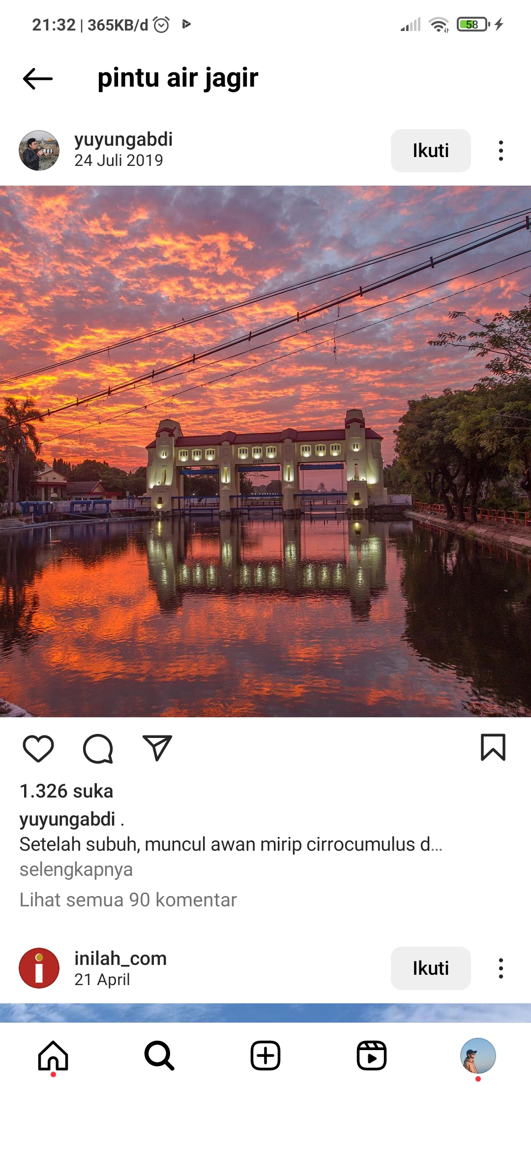 Pintu Air Jagir  terkenal angker di Surabaya