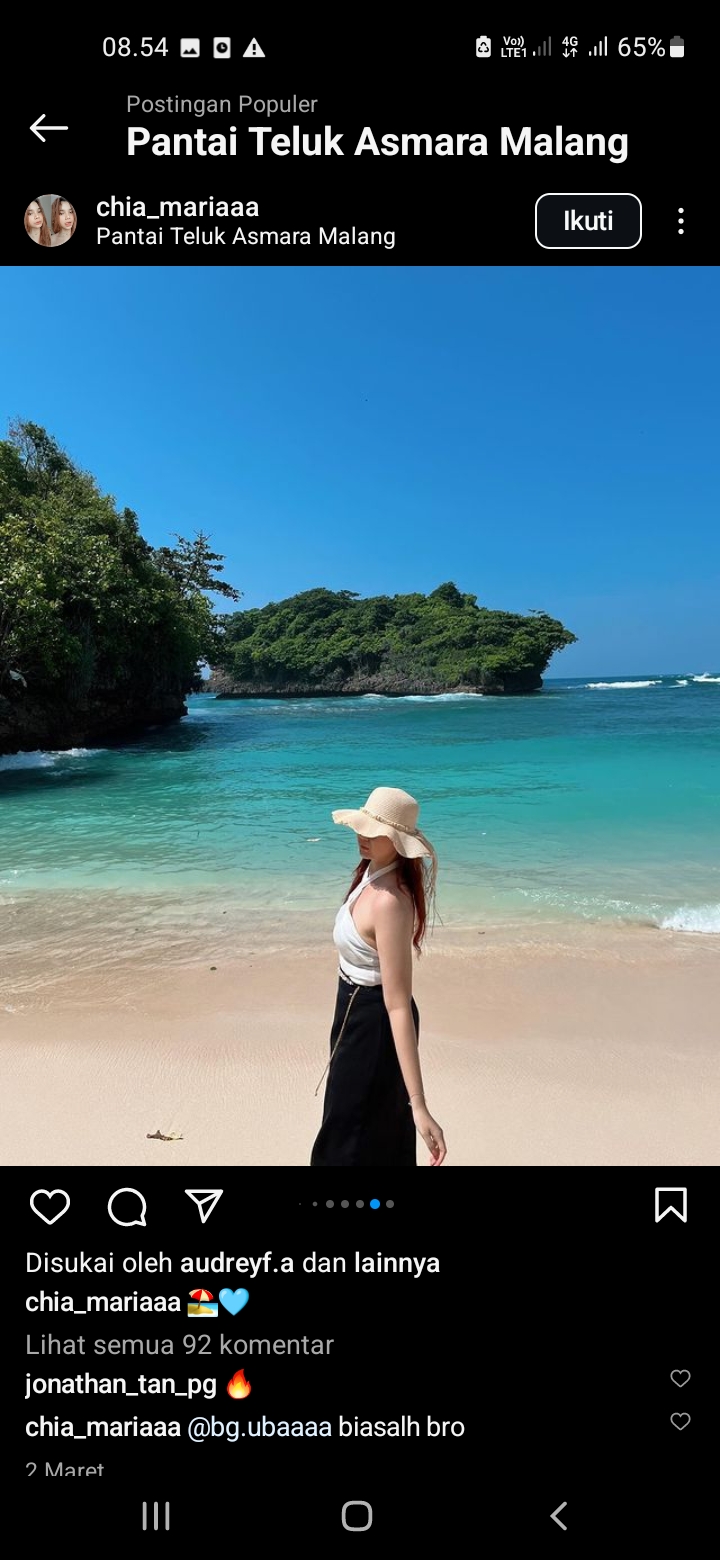 Pantai Teluk Asmara, Malang Jawa Timur