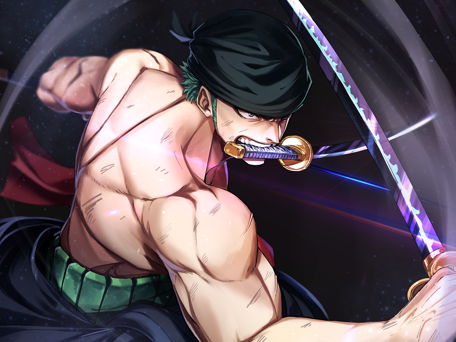 pedang Roronoa Zoro. (alphacoders.com)