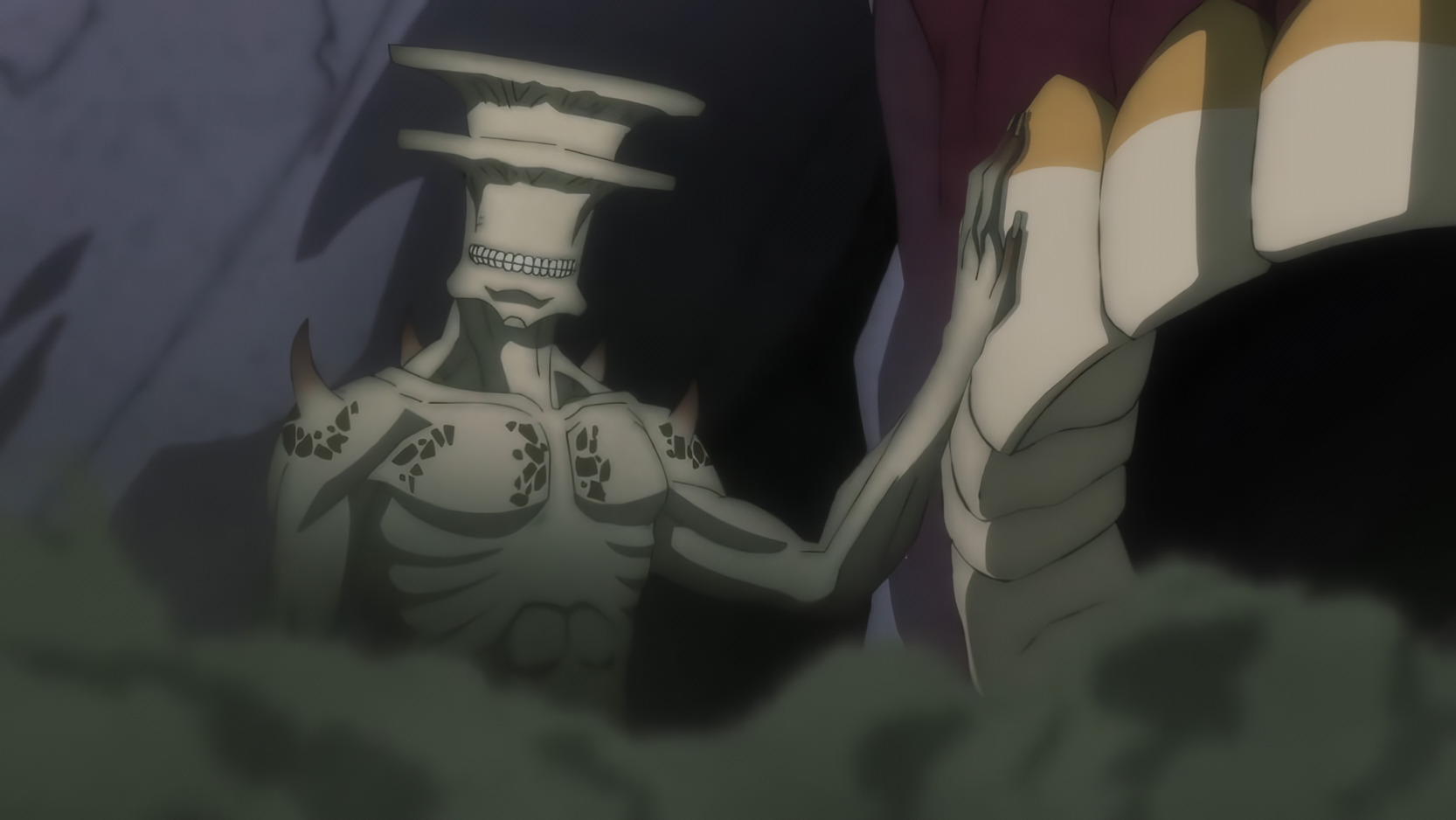 Kemunculan monster humanoid anime Kaiju No.8 Episode 4. (samehadaku)