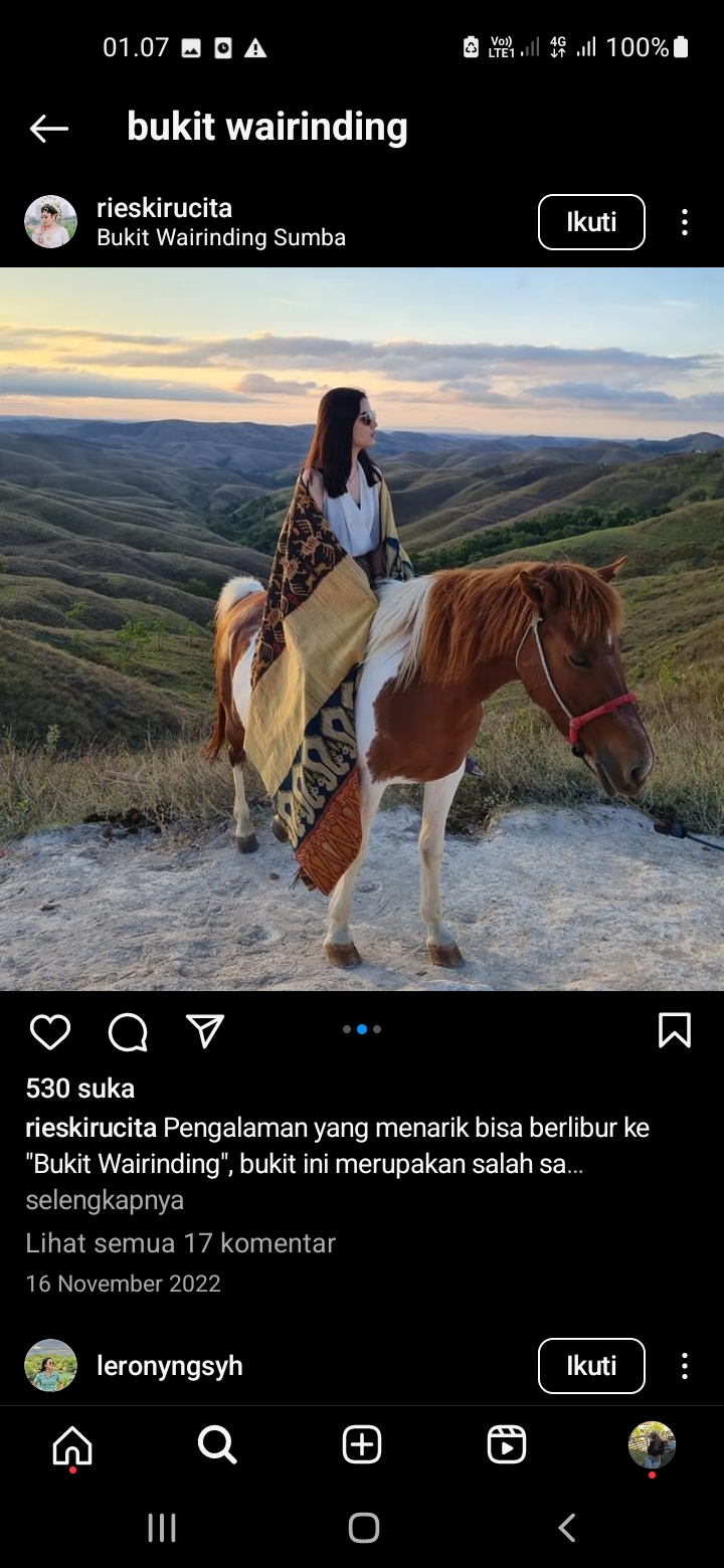Bukit Wairinding, Sumba