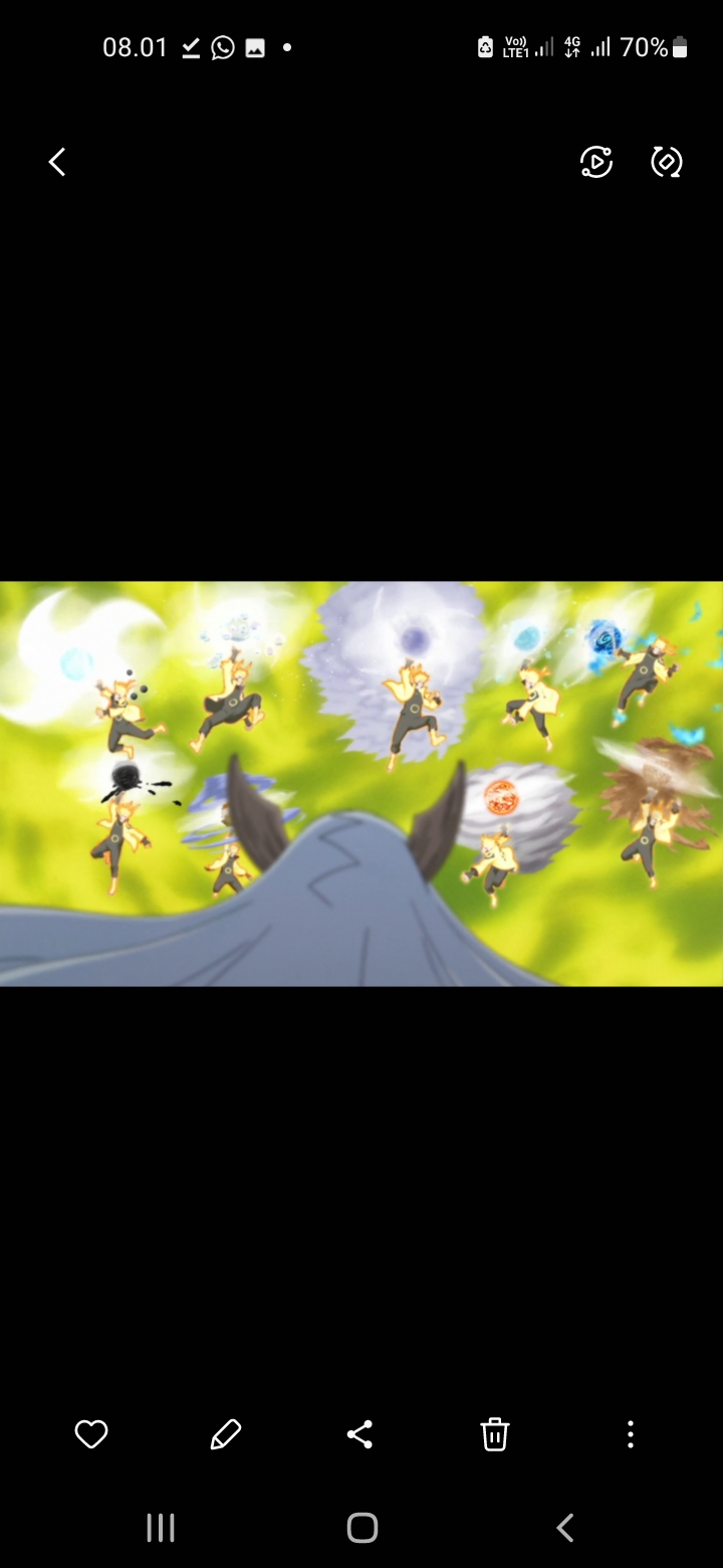 Senpo Cho Biju Rasenshuriken - Berbagai elemen