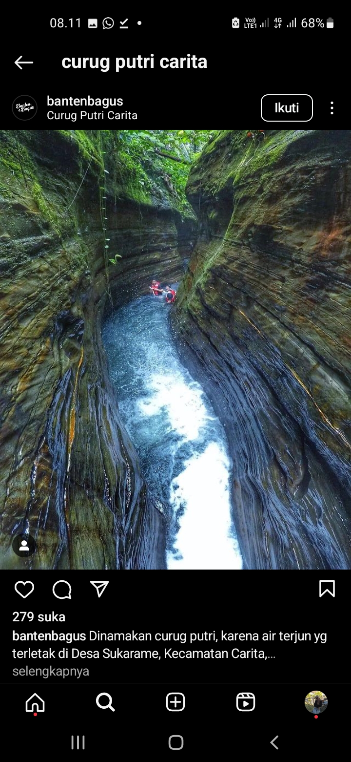 Curug Putri Carita