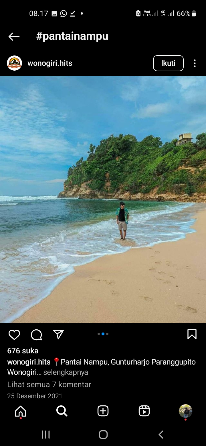 Pantai Nampu, Wonogiri