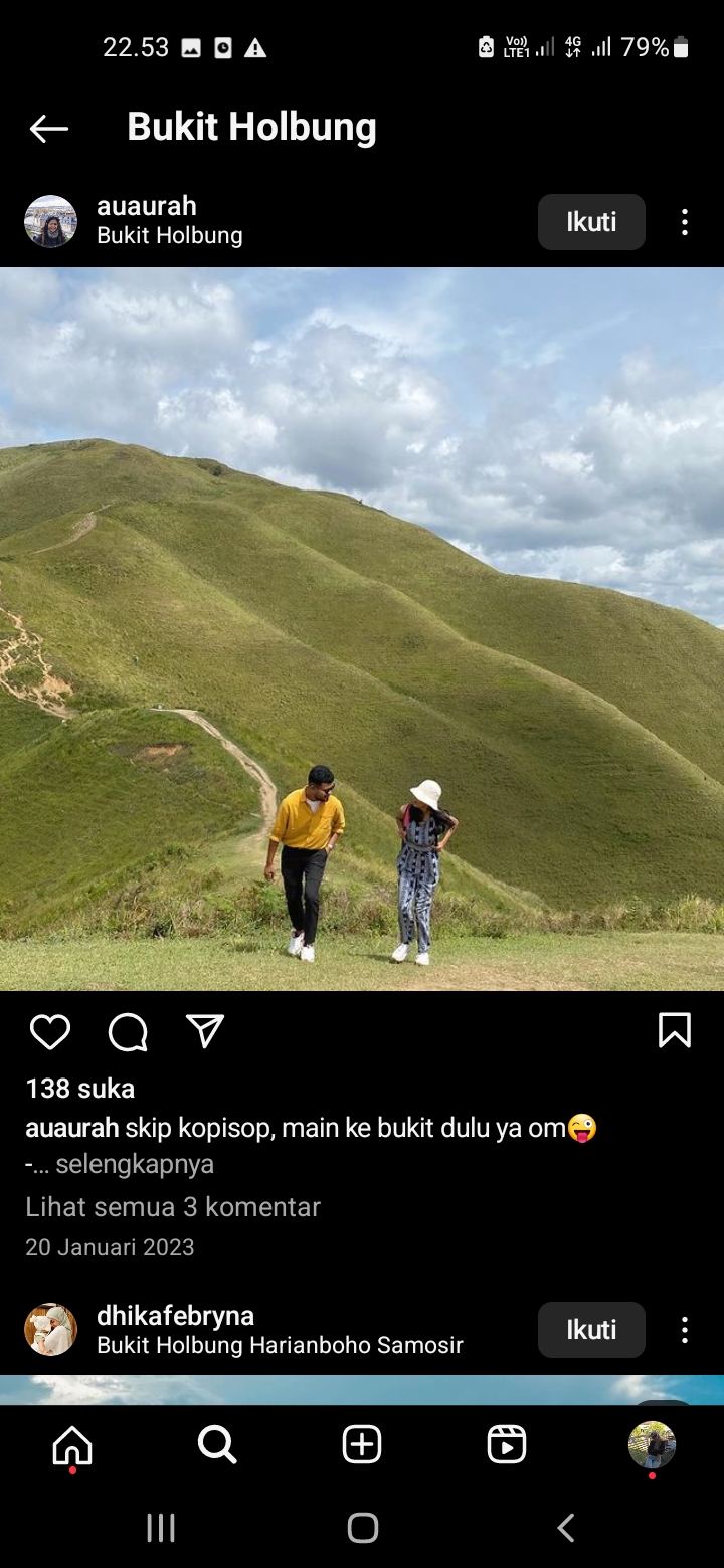 Bukit Holbung, Samosir