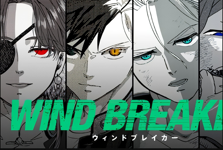 Ranking karakrter anime Wind Breaker. (wikifandom)