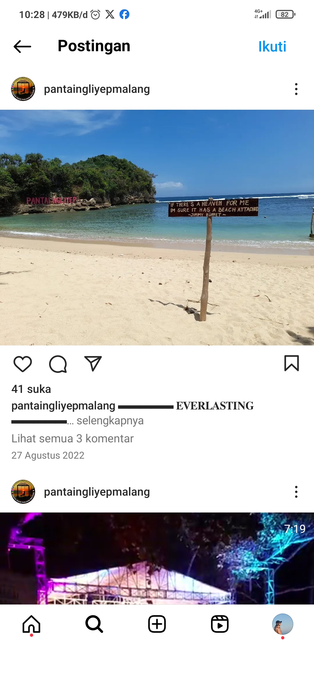 Keindahan pantai Kliyep Malang yang menyimpan misteri