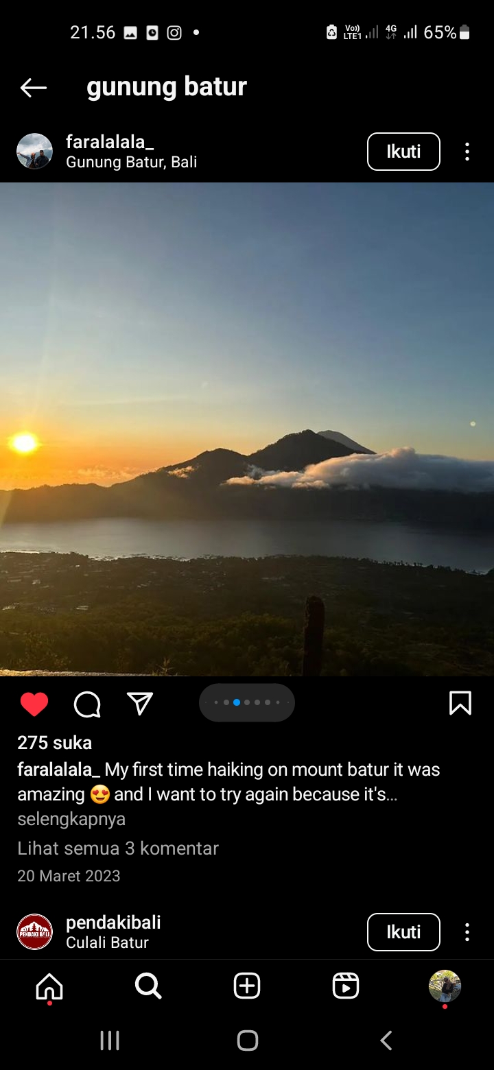 Gunung Batur, Bali