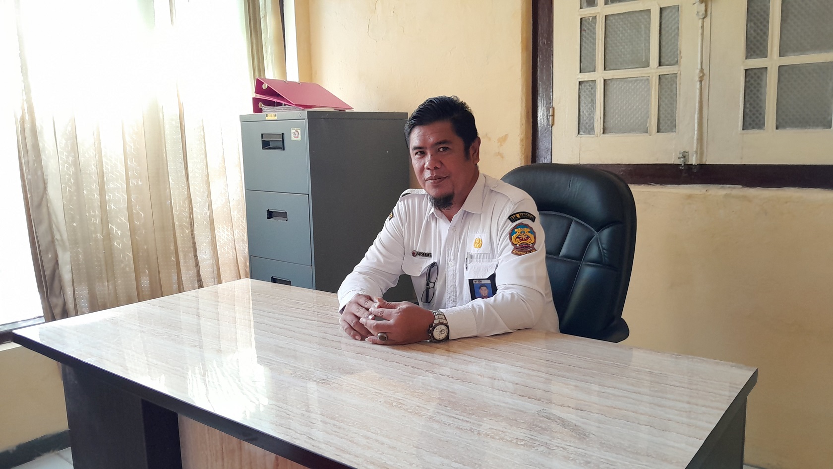 CABOR UNGGULAN POPDA: Kabid Peningkatan Prestasi Olahraga Dispora Bangkalan Rahmad Anshori.