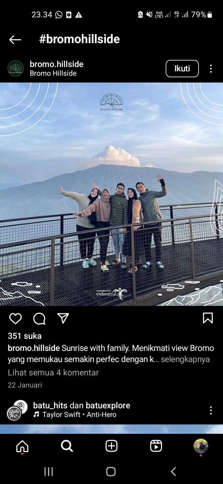 Kafe Tertinggi di Jatim Bromo Hillside Cafe