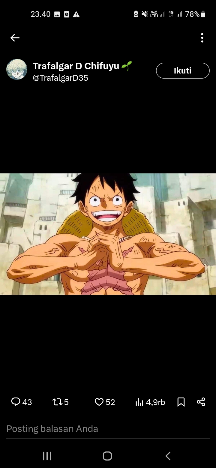 Monkey D Luffy, One Piece 1104