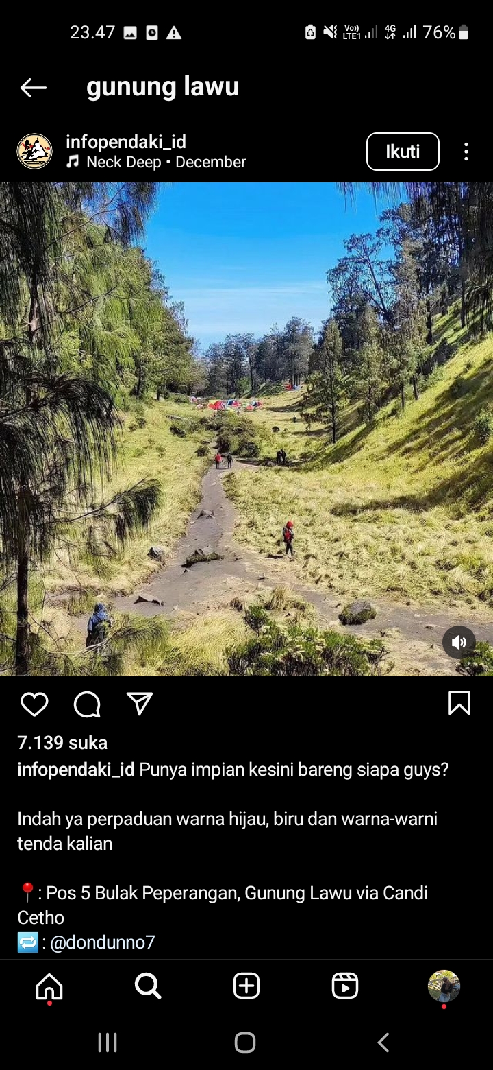 Pos 5 Bulak Peperangan, Gunung Lawu via Candi Cetho