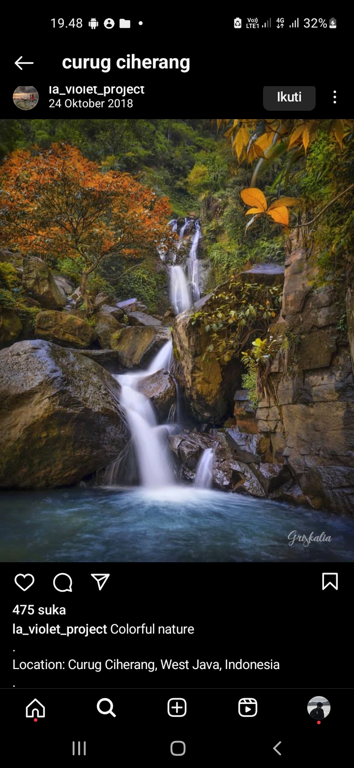 Curug Ciherang, Bogor