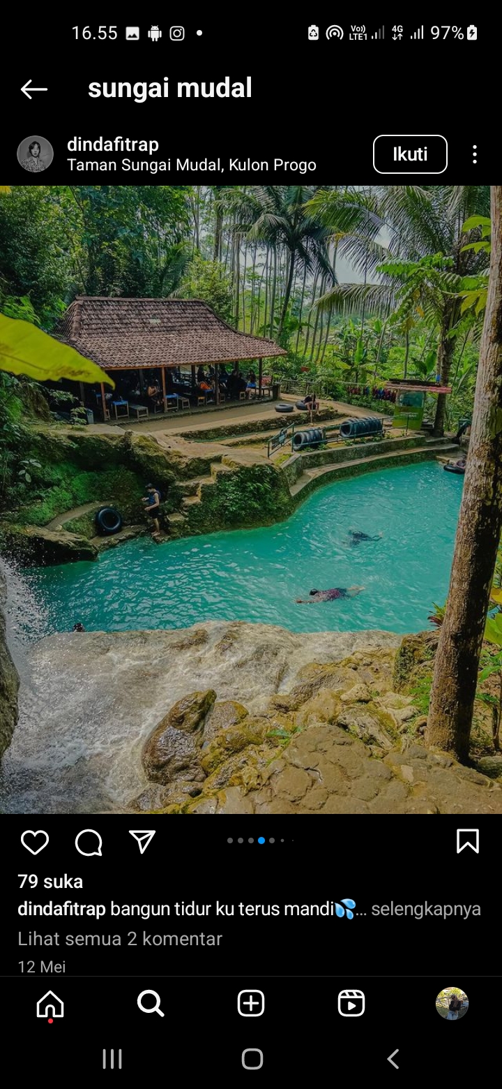 Wisata Alam Sungai Mudal, Kulon Progo