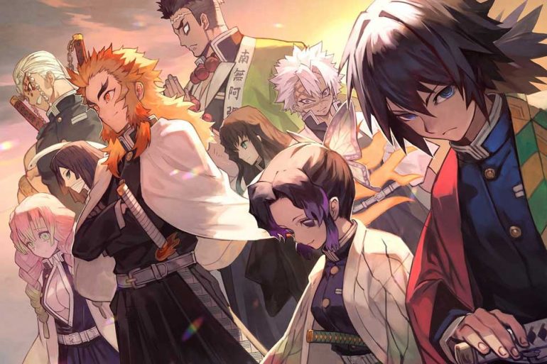 para pilar anime kimetsu no yaiba. (popculture.id)