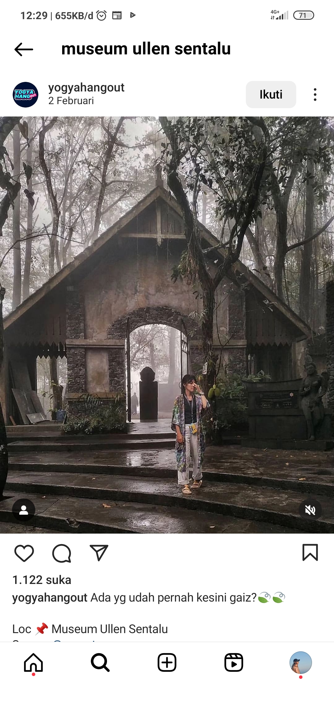 Museum Ullen Sentalu yang angker dan mistis