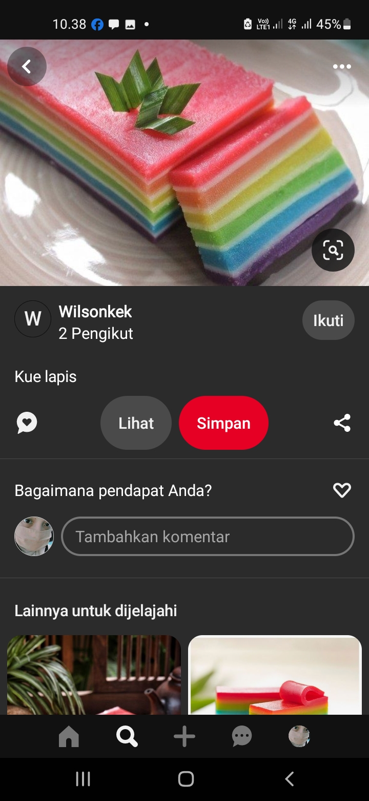 Kue Lapis Cemilan Tradisonal
