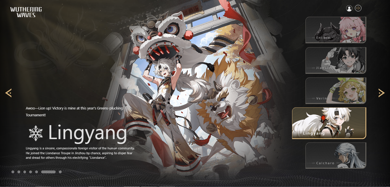 5 karakter utama game Wuthering Waves