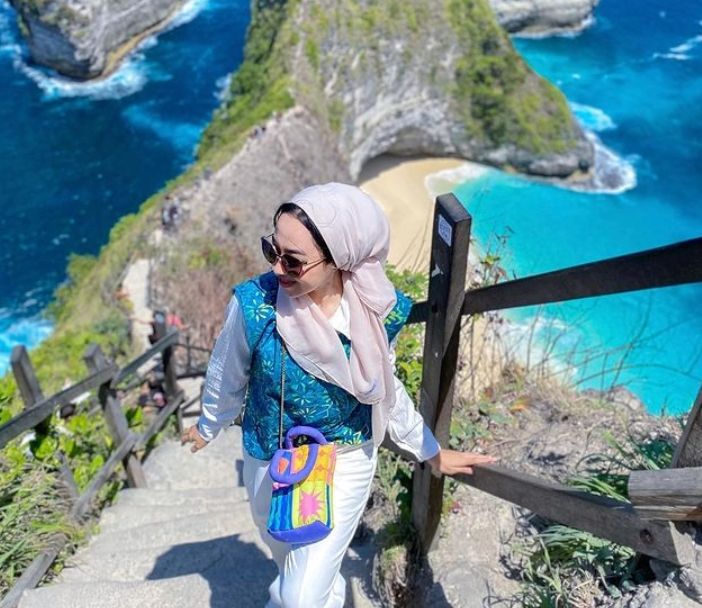 Potret Cantik Pantai Kelingking Nusa Penida Bali