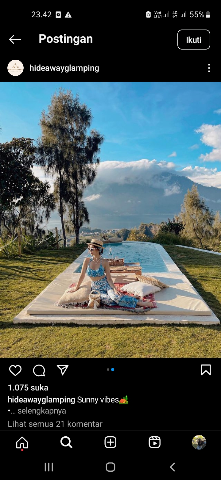 Hideaway Glamping, Kintamani Bali
