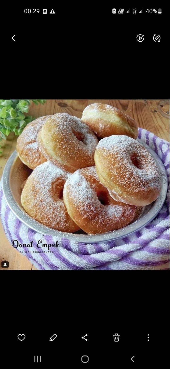 Donat Kentang Gula Halus