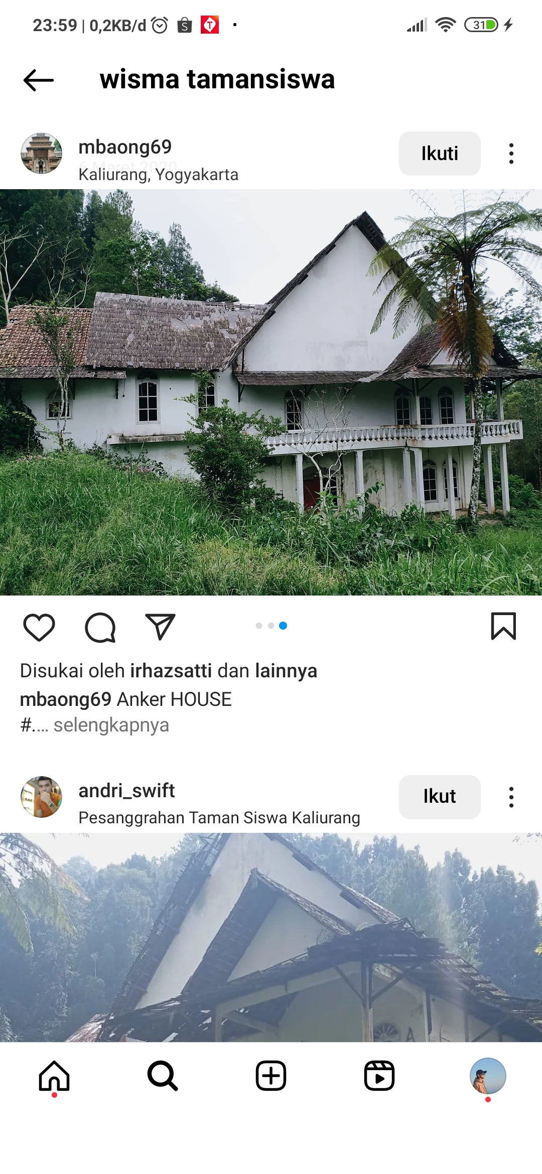 Wisma Tamansiswa merupakan salah satu tempat angker di yogyakarta
