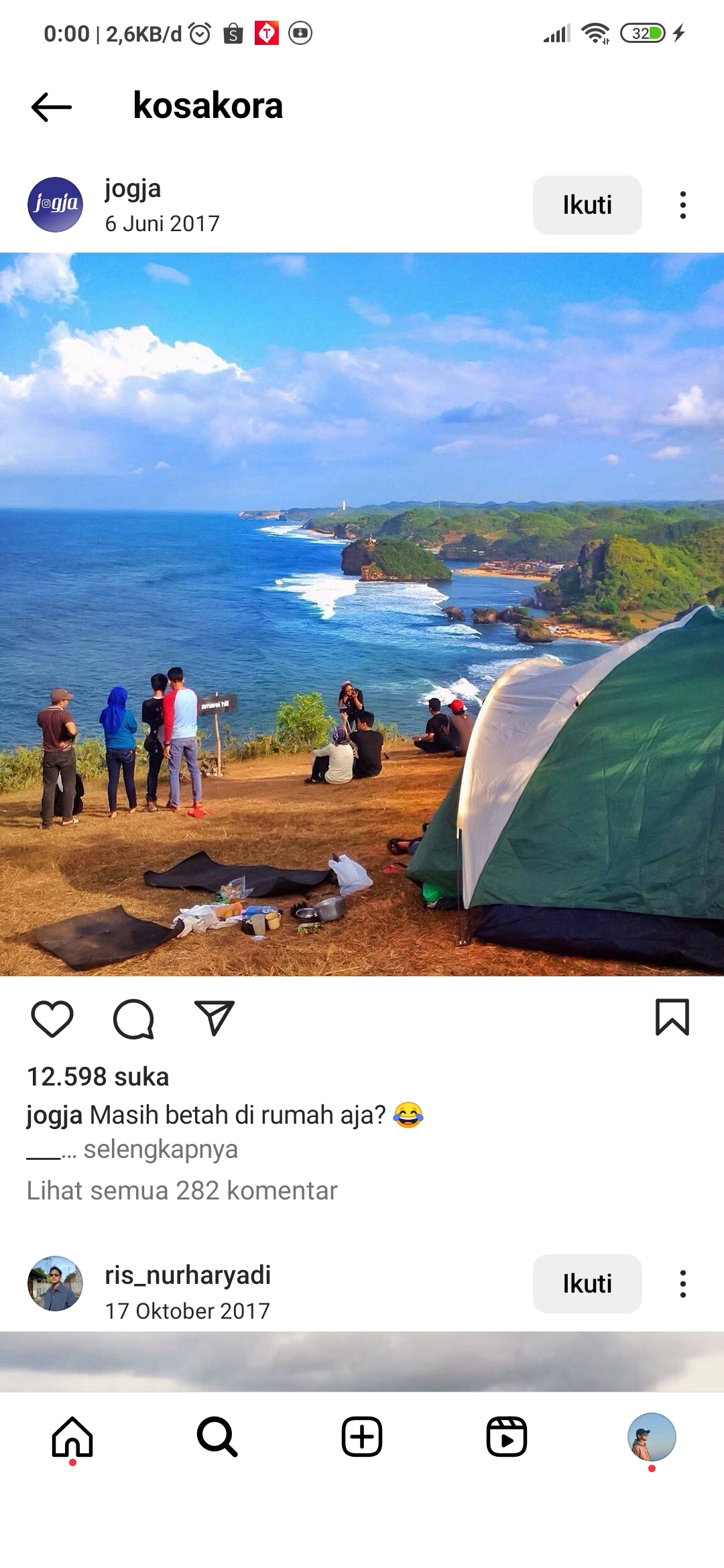 Menikmati Keindahan alam puncak kasoka
