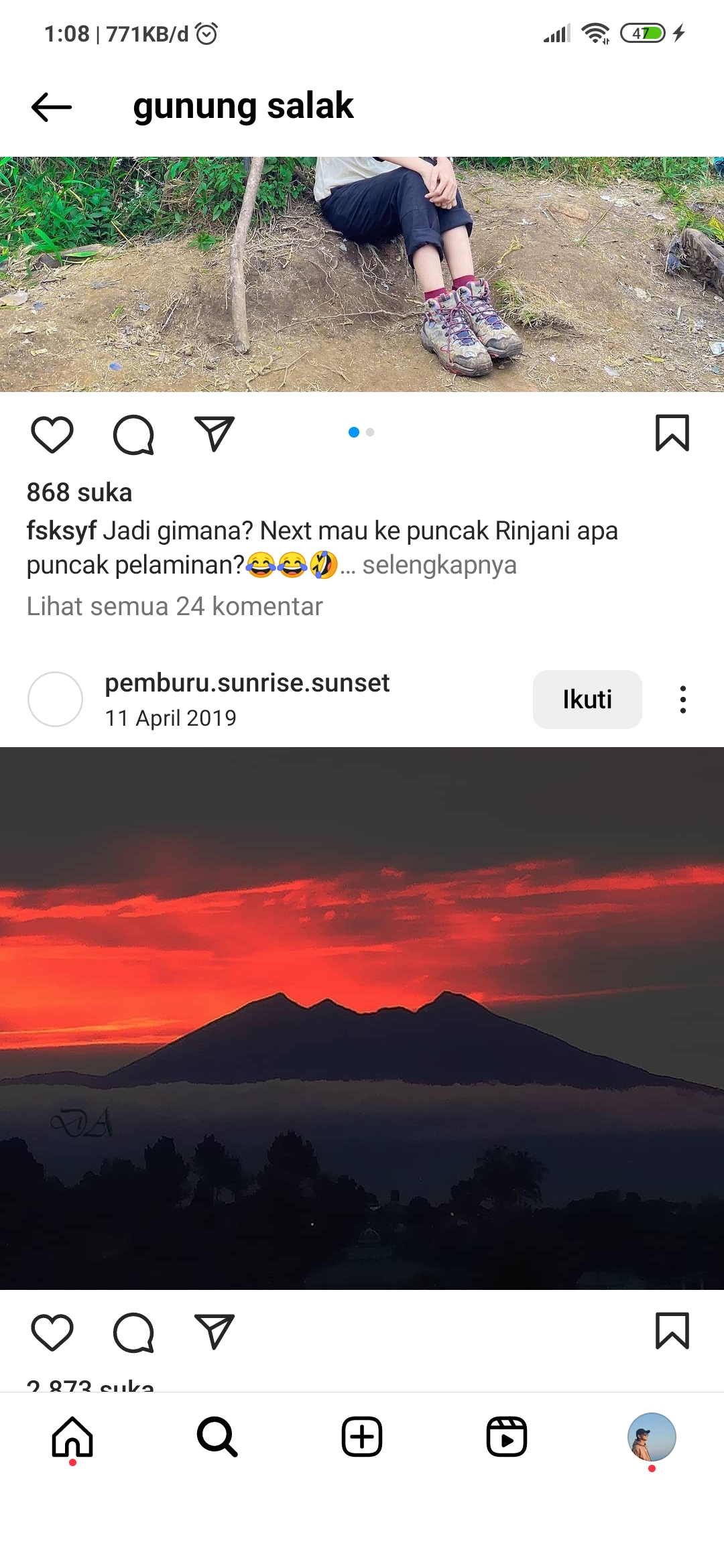 Keindahan Alam Gunung Salak