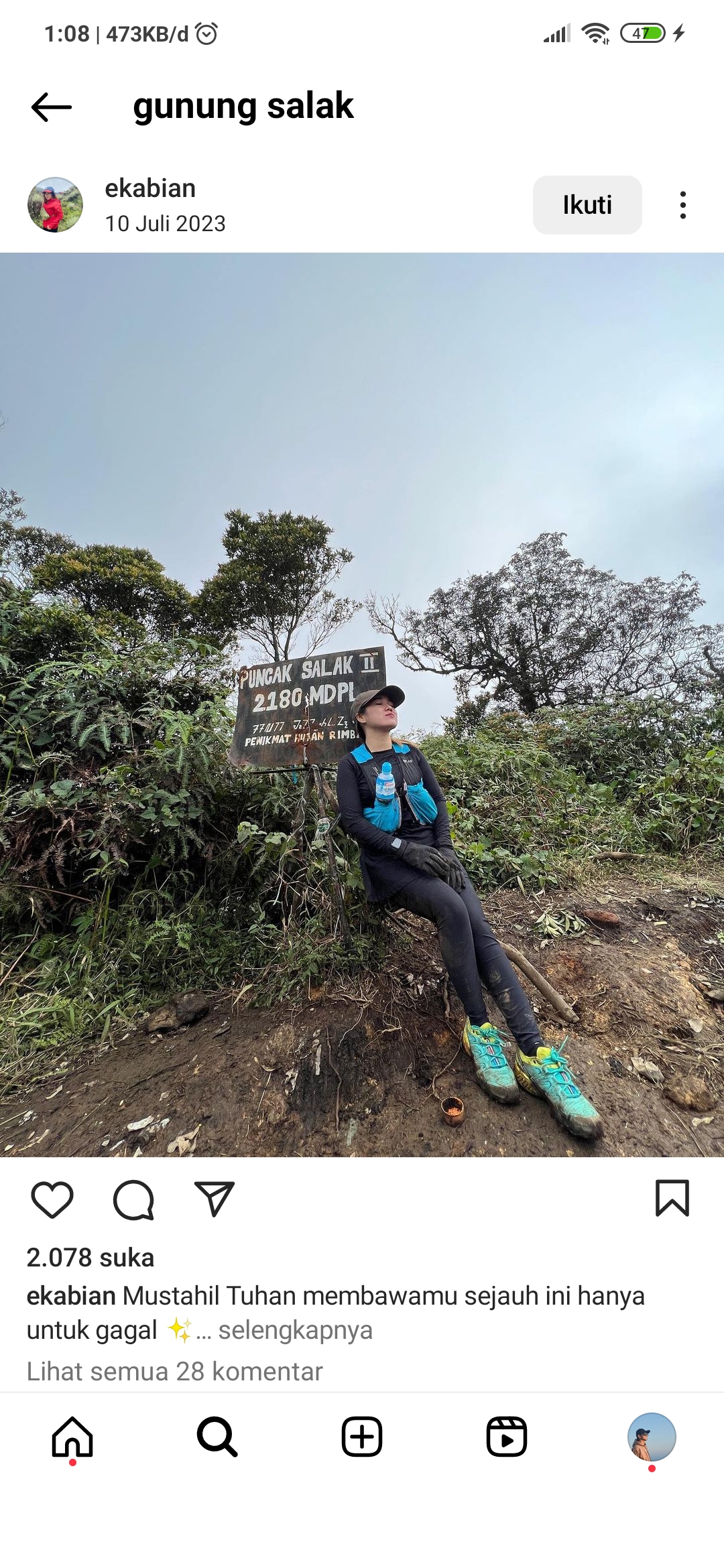 Misteri Gunung Salak yang memukau dengan cerita mistisnya