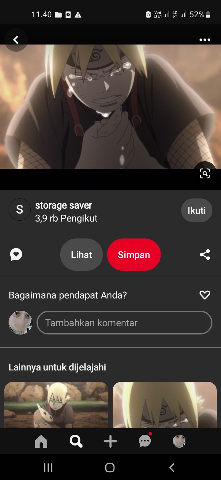 Inojin Menangis