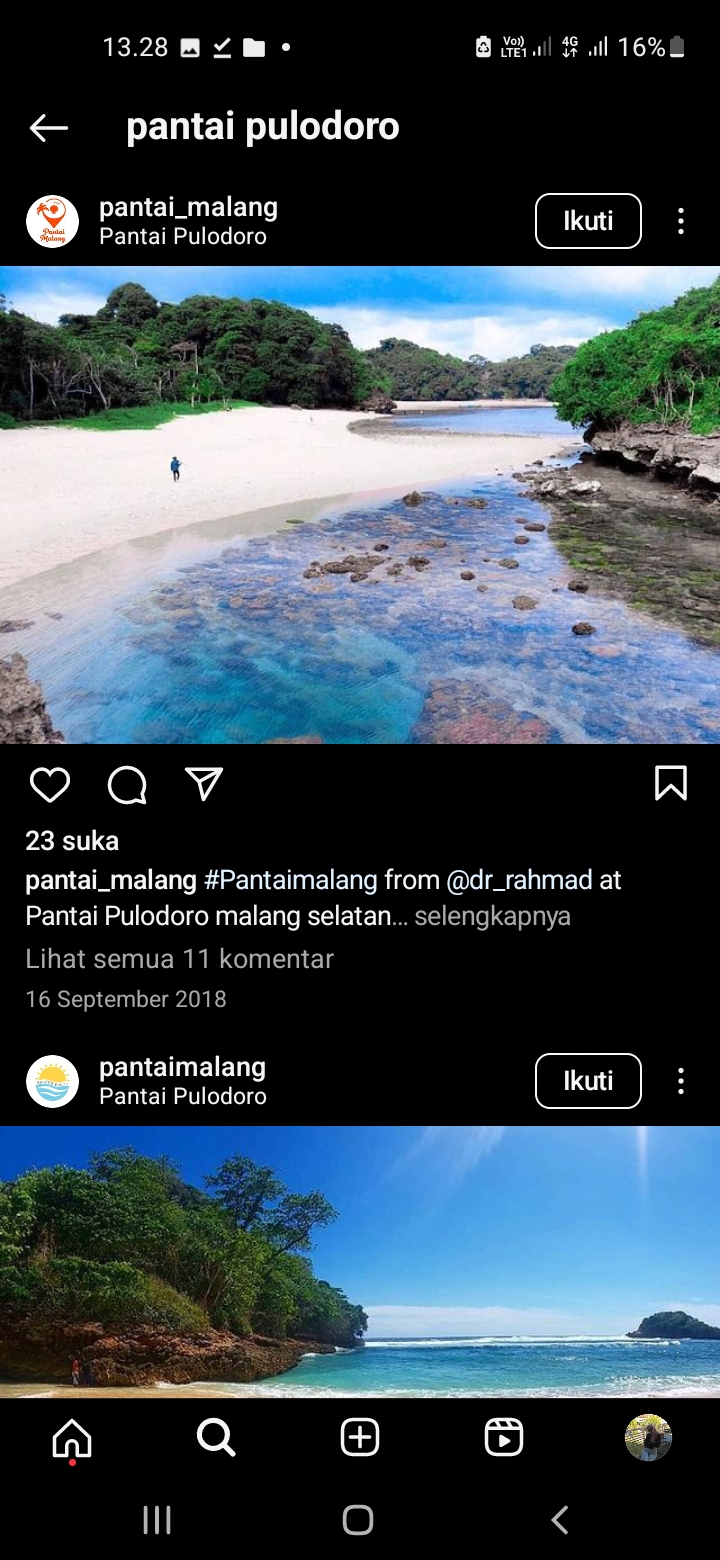 Pantai Pulodoro, Malang