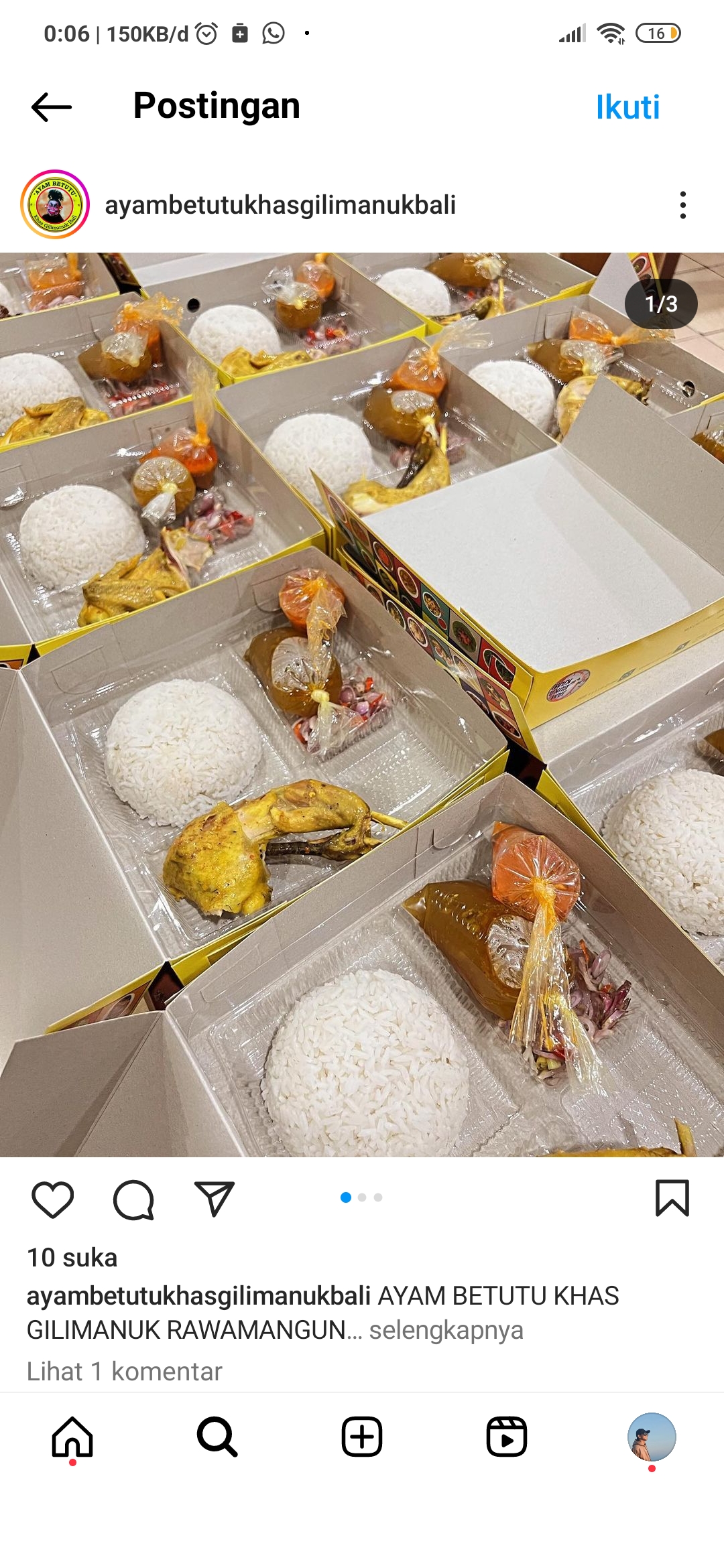 Ayam betutu Khas Bali