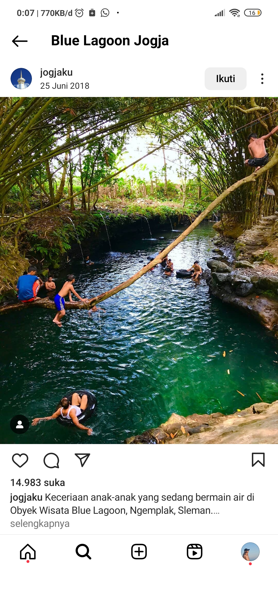 Blue Lagoon Jogja