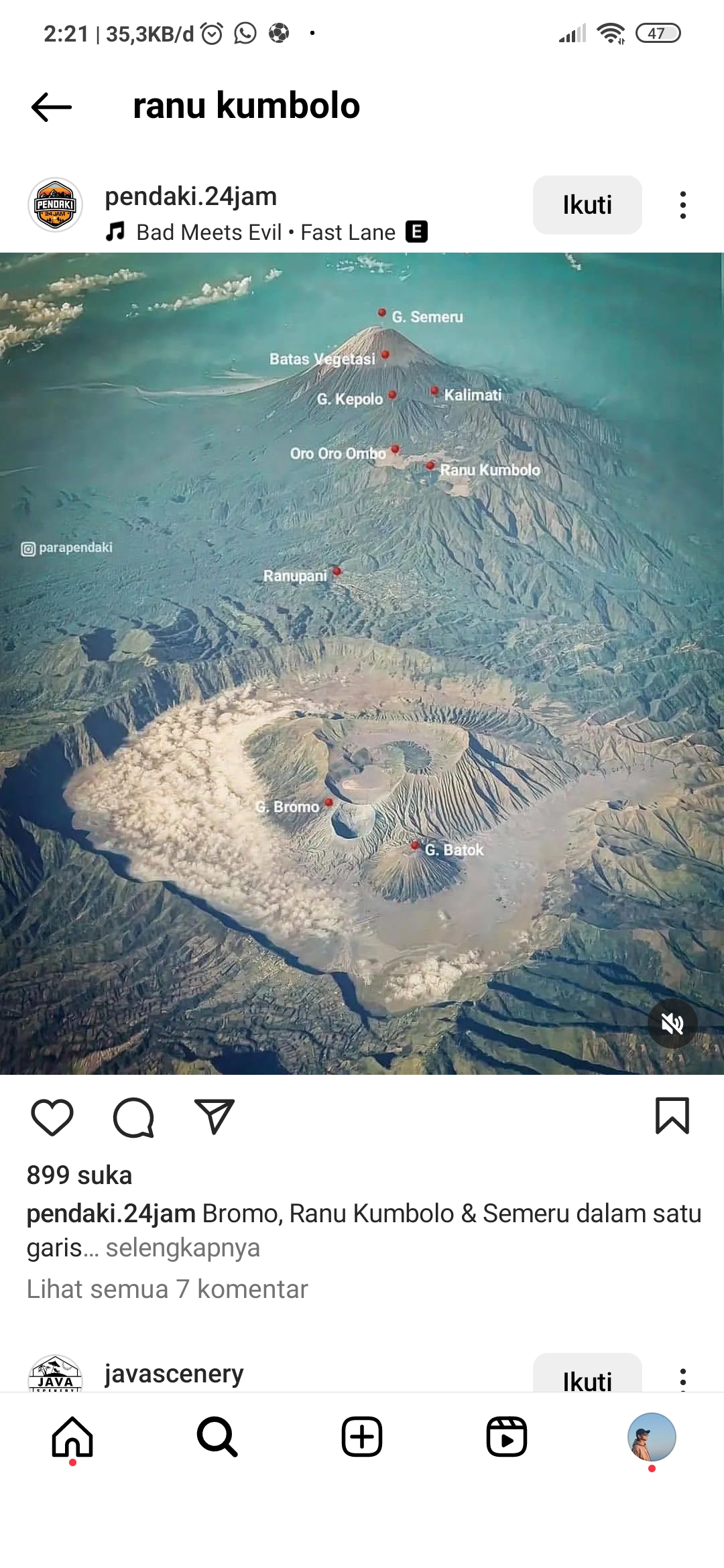 Lokasi Ranu Kumbolo