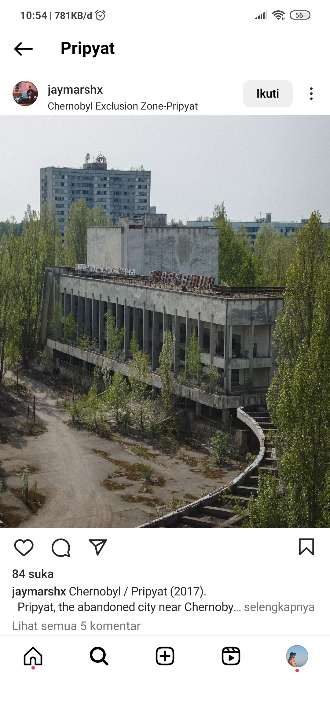 Pripyat, Kota mati yang menarik untuk dikunjungi