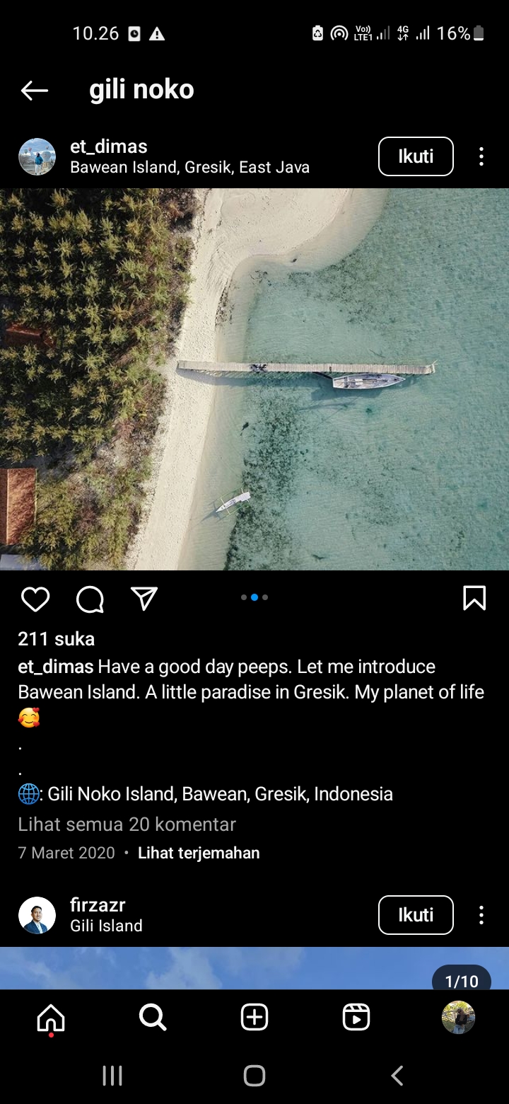 Gili Noko, Pulau Bawean, Gresik