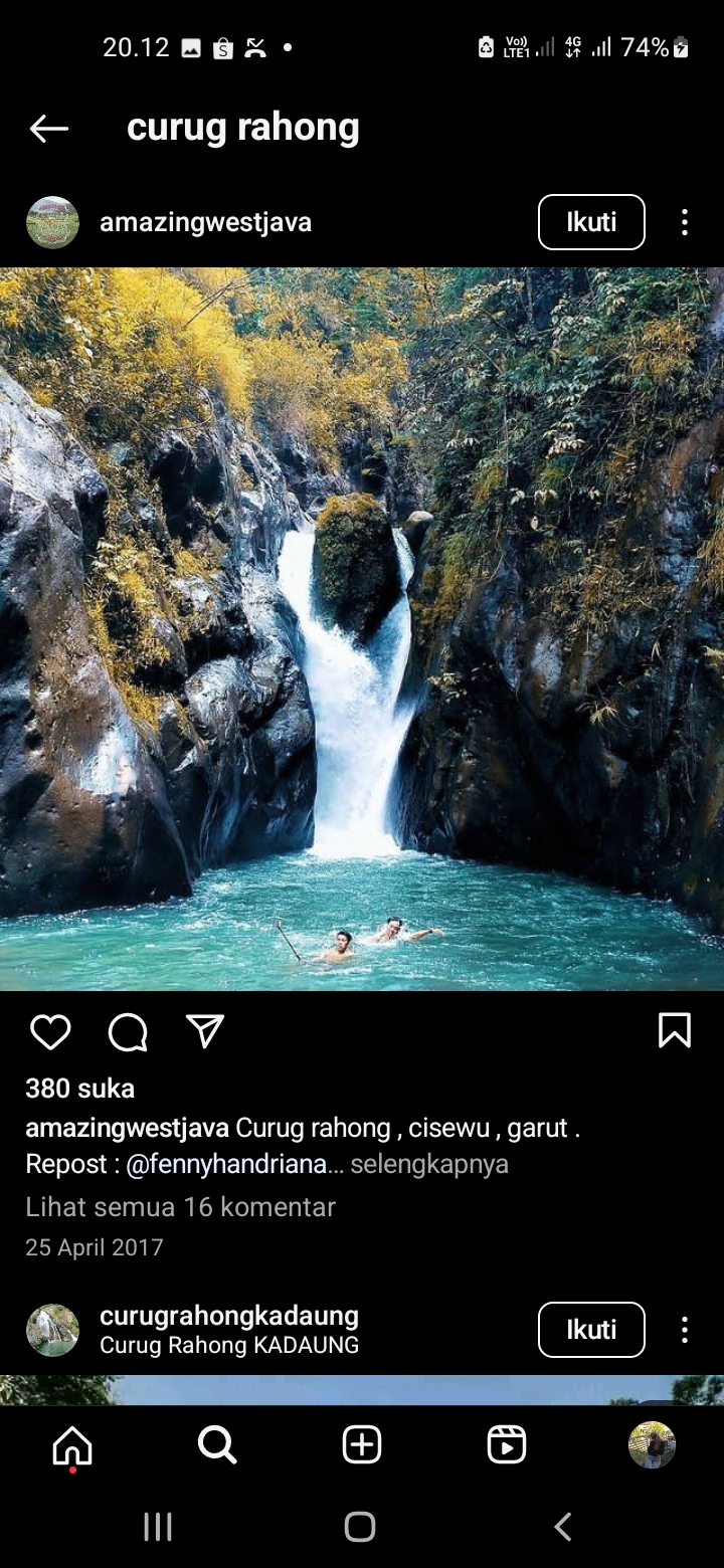 Curug Rahong, Bogor