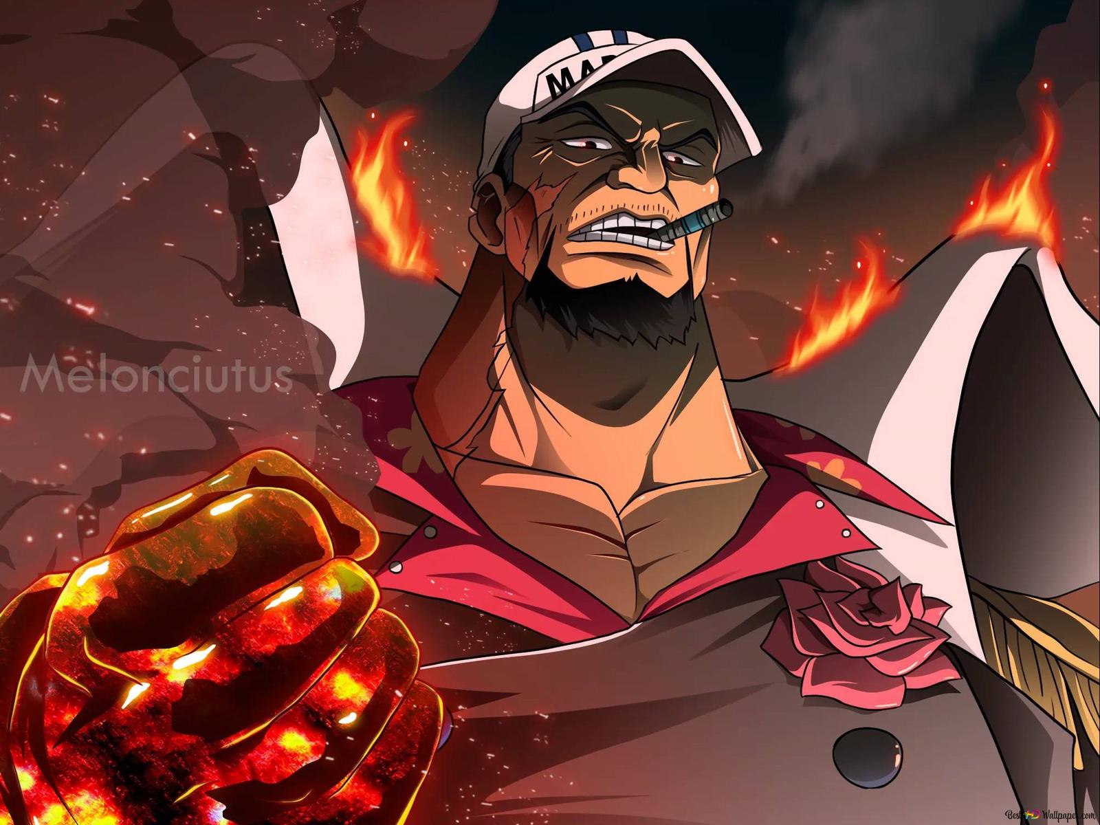 Admiral Akainu. (wallpapercave.com)