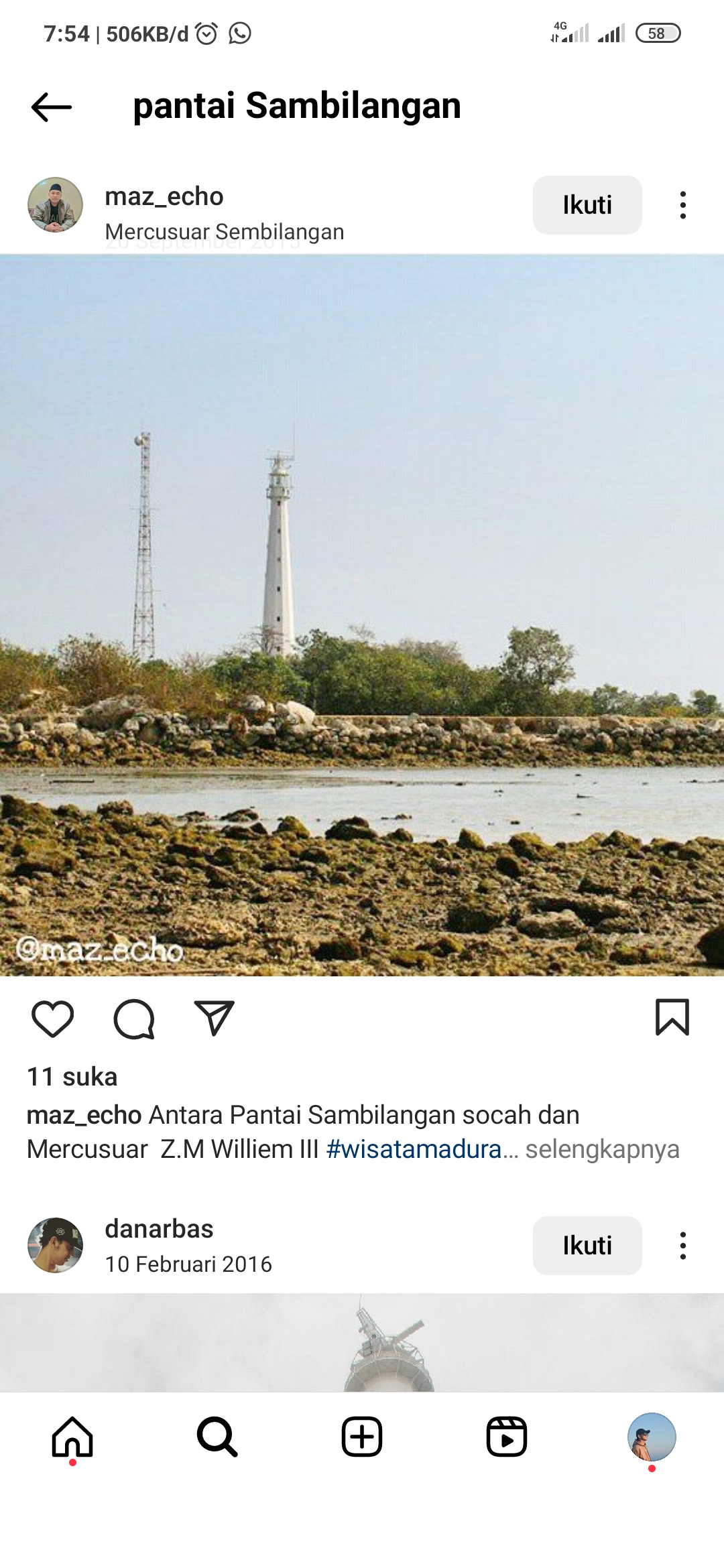 Pantai Sambilangan Bangkalan