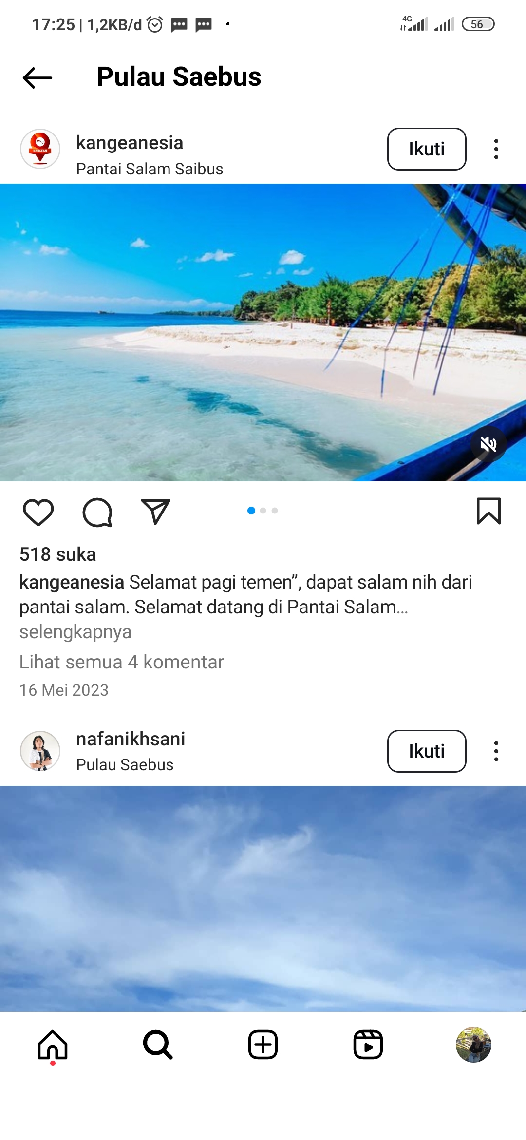 Salah satu Pulau kecil Indah di Kangean