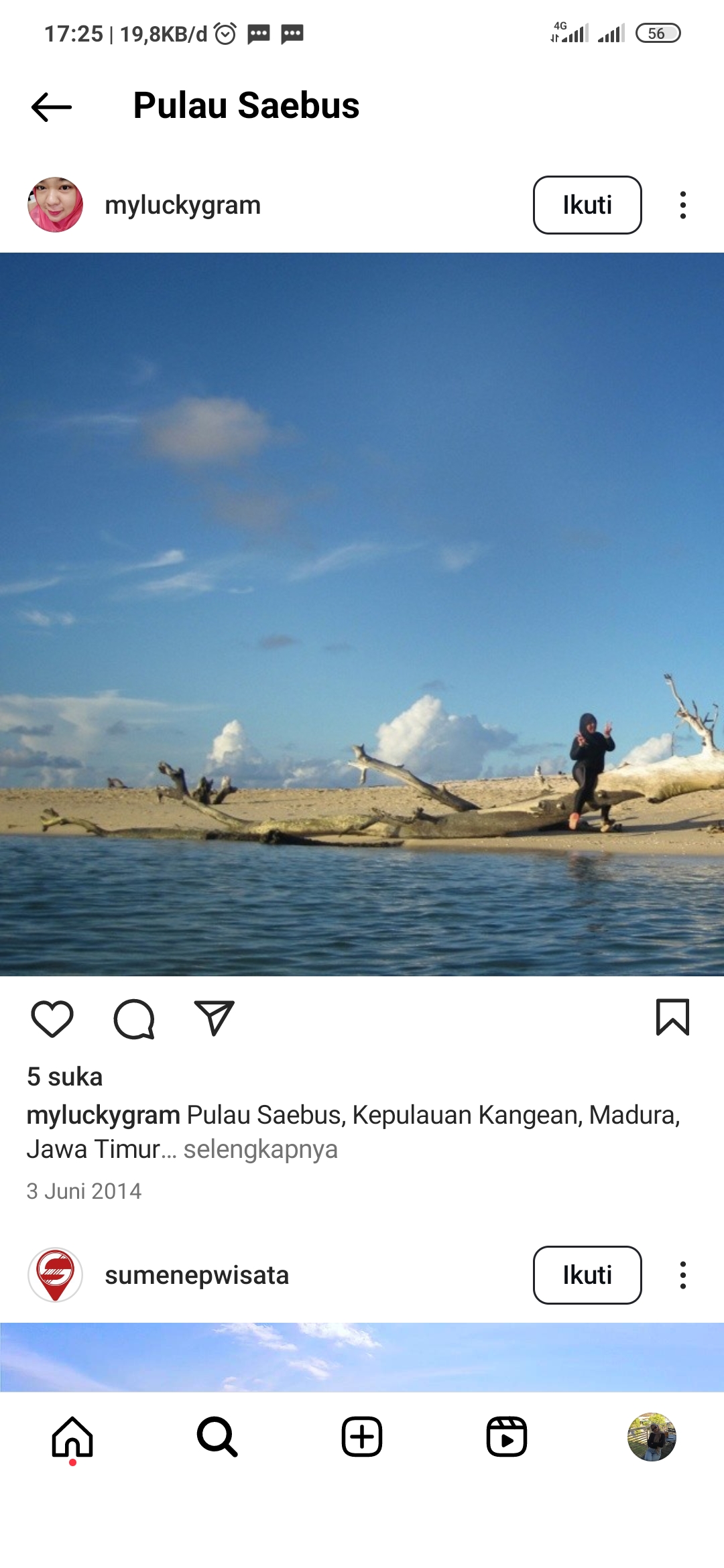 Indahnya Pulau Saebus
