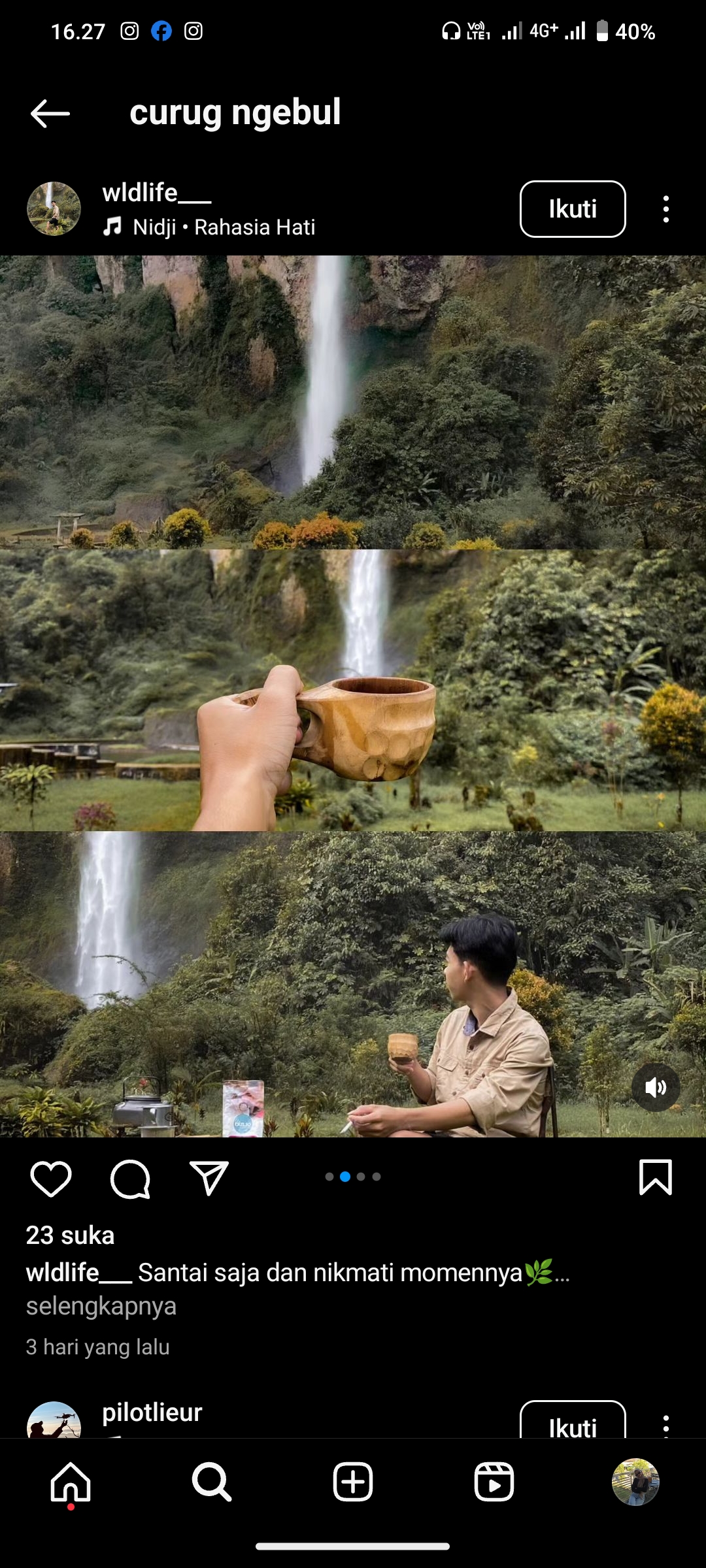 Curug Ngebul, Cianjur