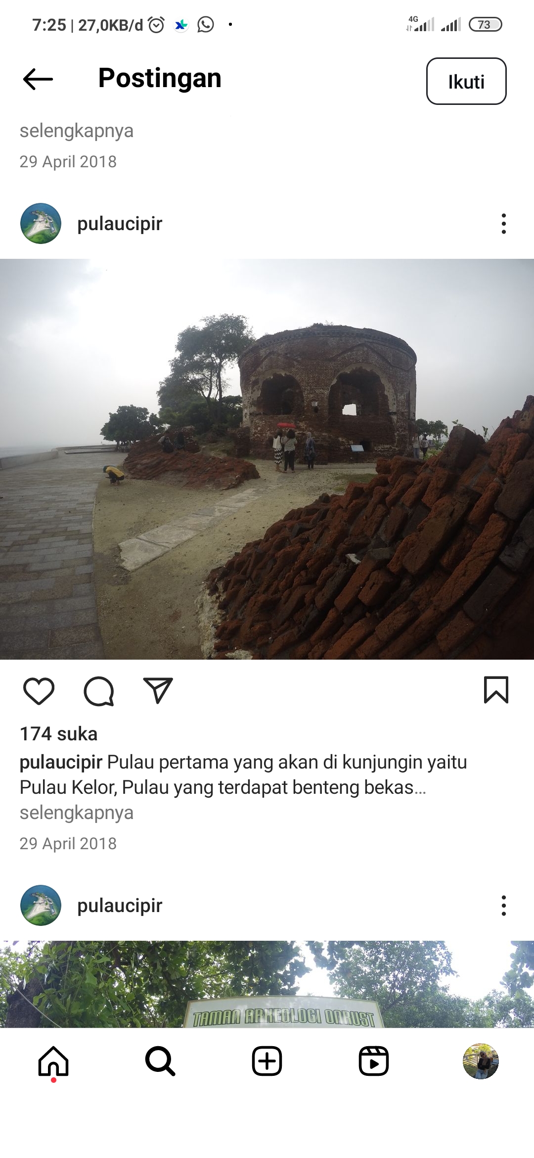 Tempat ikonik pulau Cipir