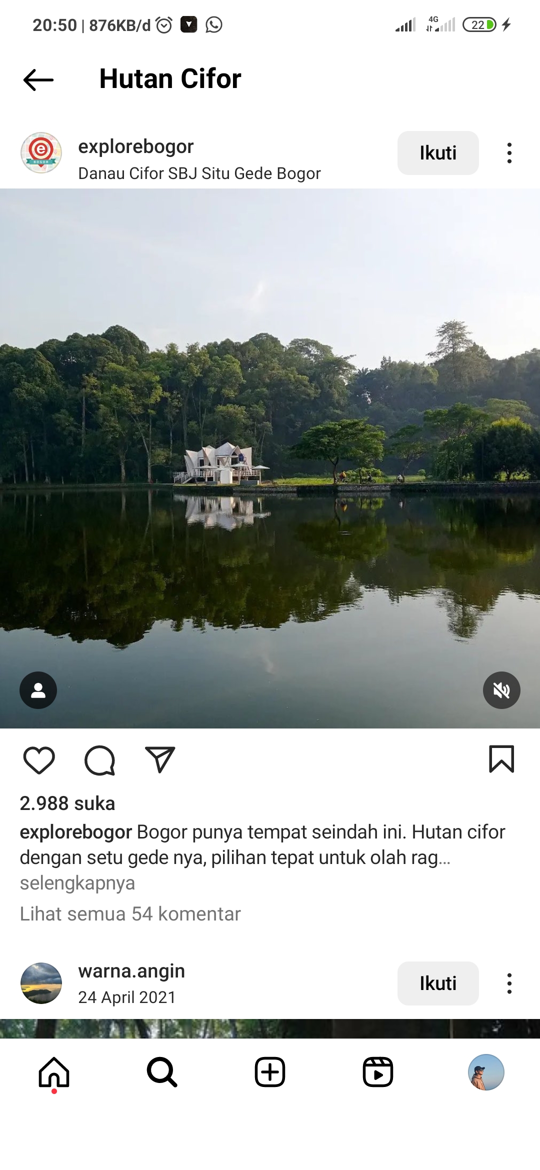 Hutan CIFOR Bogor