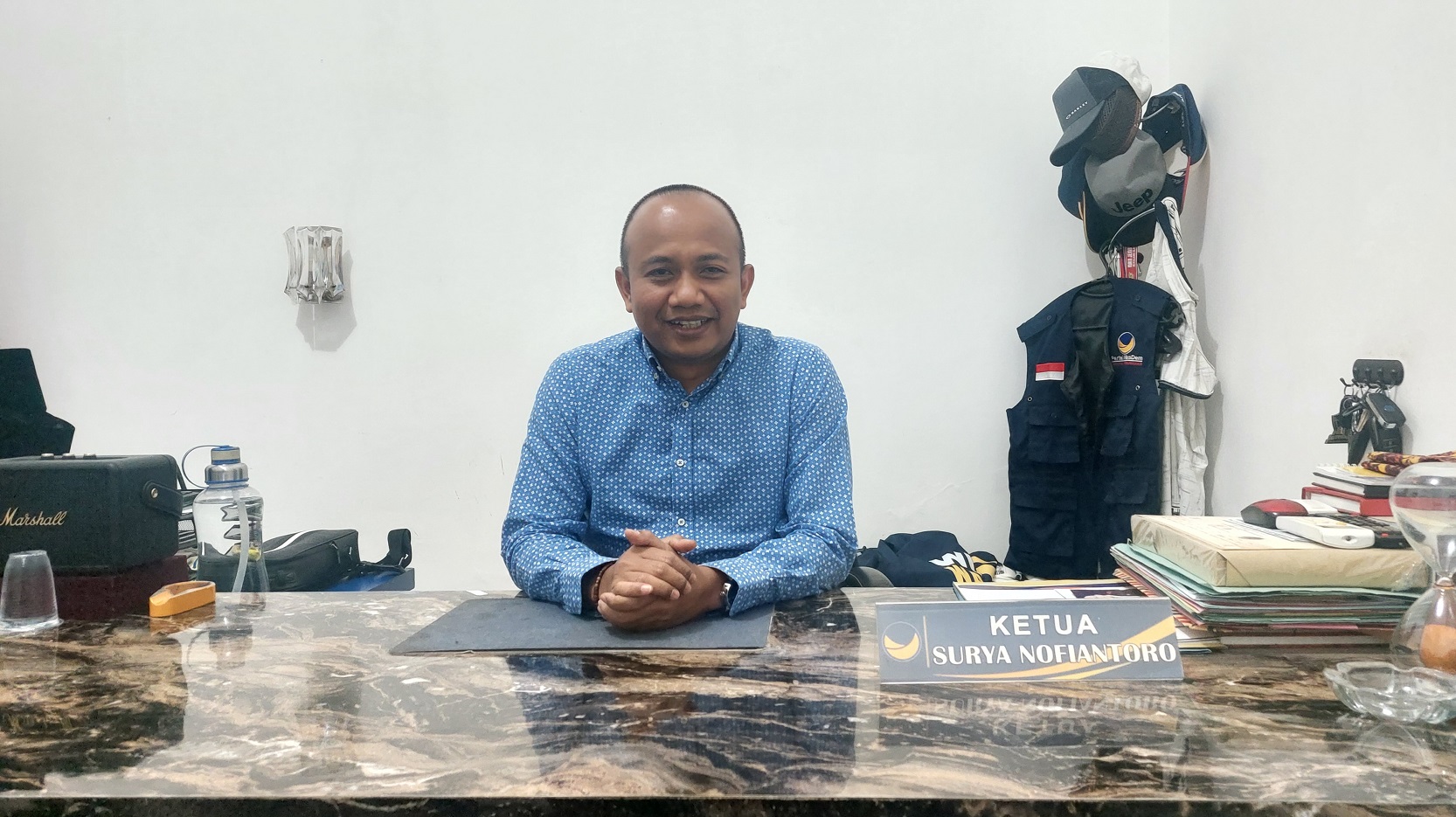 Ketua DPD Partai Nasdem Sampang Surya Noviantoro.