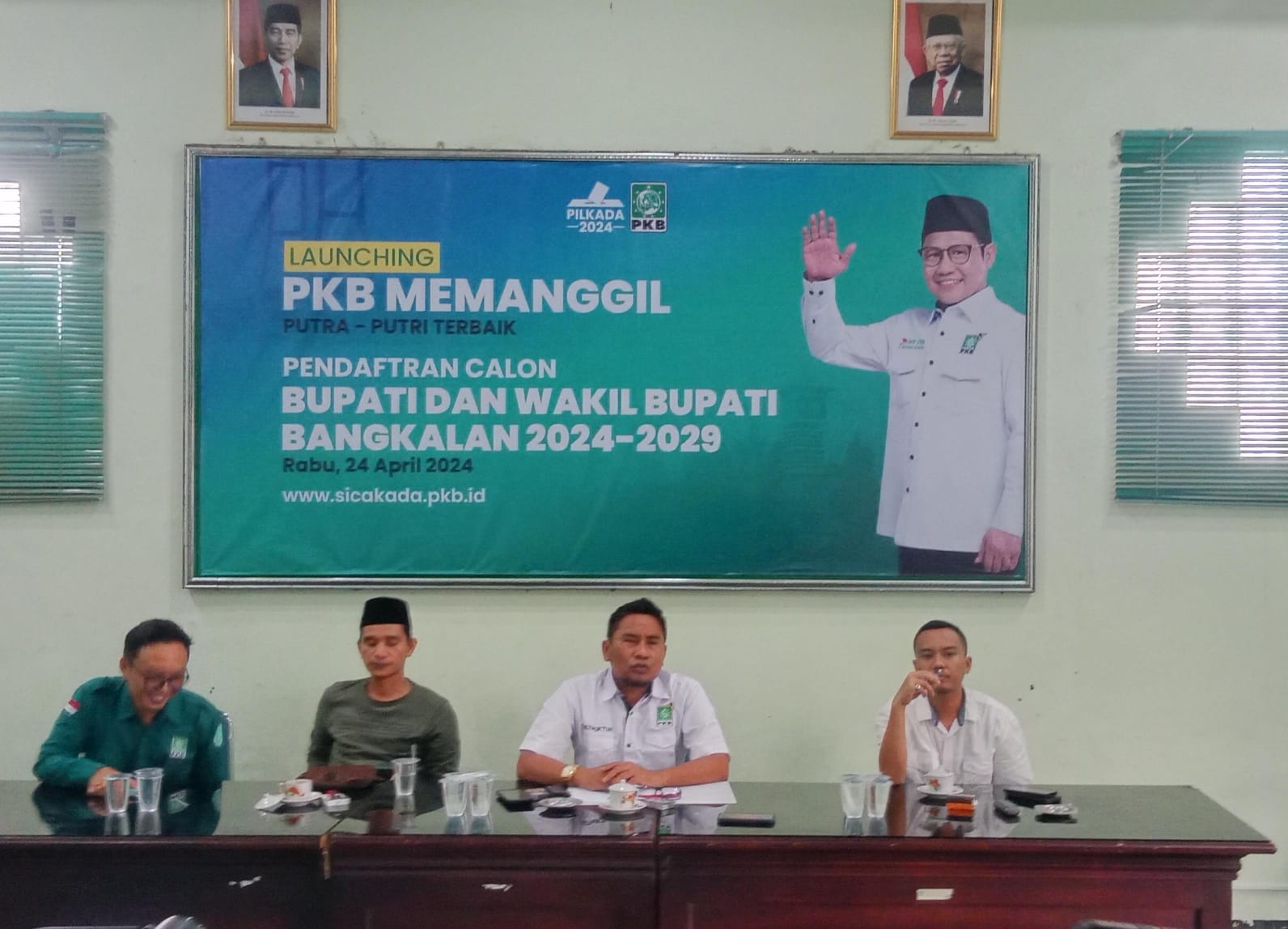 PENJARINGAN: Panitia desk pilkada PKB Bangkalan membuka pendaftaran bakal calon bupati, Rabu (24/4).