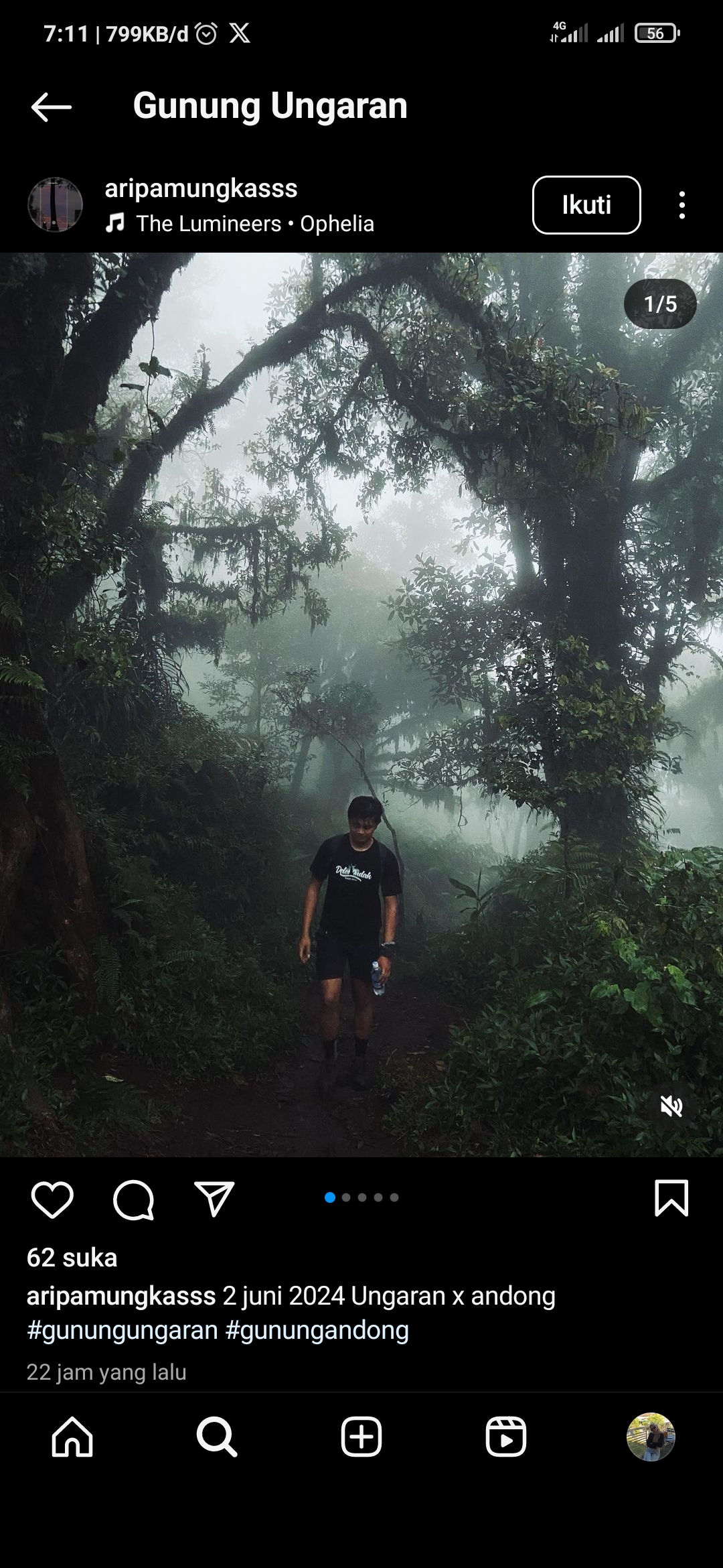 Suasana Gunung  Ungaran